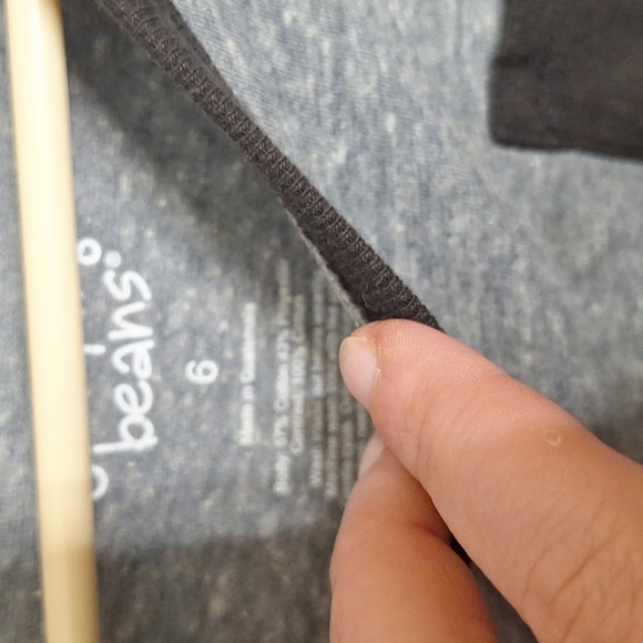 JUMPING BEANS SIZE 6 GRAY AND BLACK LONG SLEEVE - Picture 4 of 4